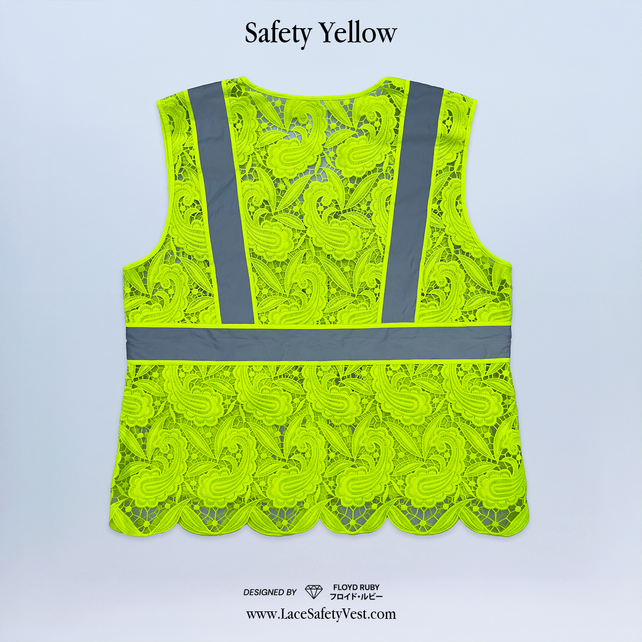 Lace Safety Vest with Pockets
