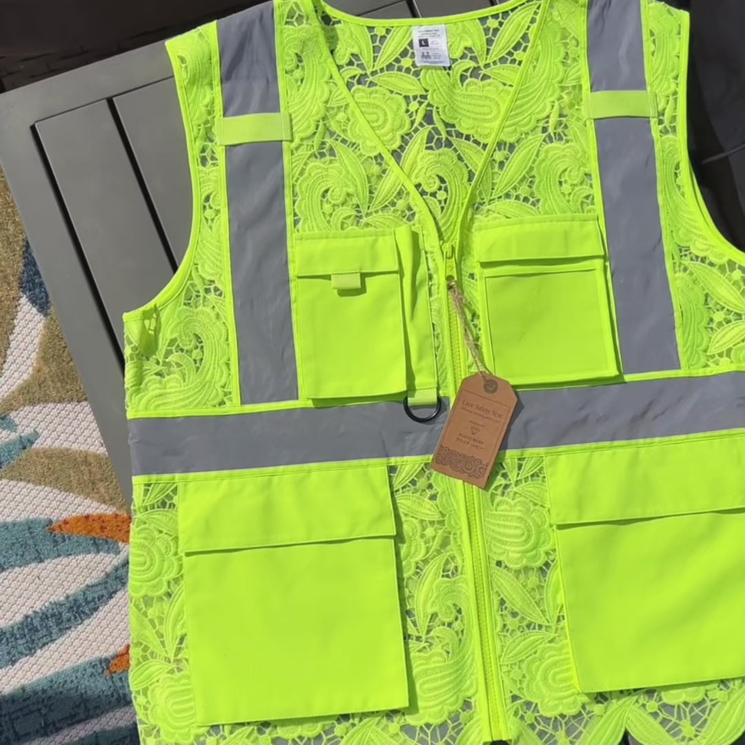 Lace Safety Vest (With Pockets)
