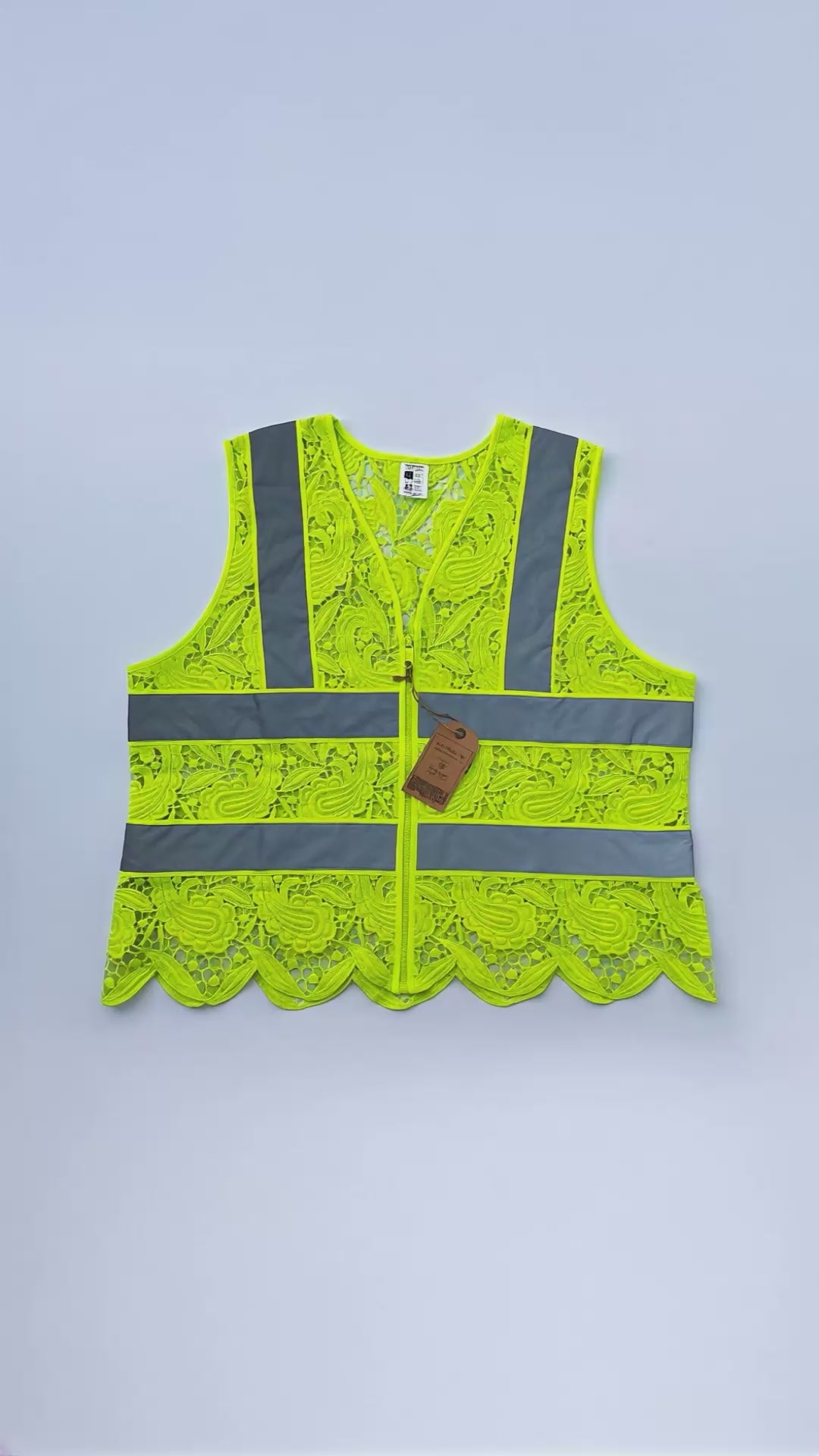 トップス journal standard luxeHARi LACE WORK VEST Lace Safety Vest with Pockets